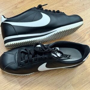 Nike Cortez Black and White Classic Sneakers